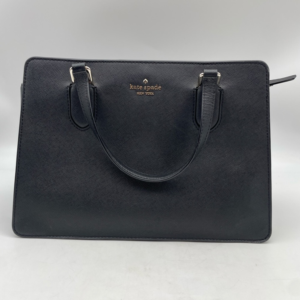 Kate Spade Black Laurel Reece Satchel.